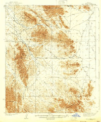 Download a high-resolution, GPS-compatible USGS topo map for Trigo Peaks, AZ (1939 edition)