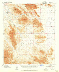 preview thumbnail of historical topo map of La Paz County, AZ in 1954