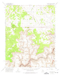 Download a high-resolution, GPS-compatible USGS topo map for Tuckup Canyon, AZ (1974 edition)