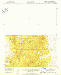 Download a high-resolution, GPS-compatible USGS topo map for Turkey Canyon, AZ (1950 edition)