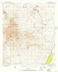 Download a high-resolution, GPS-compatible USGS topo map for Twin Buttes, AZ (1957 edition)