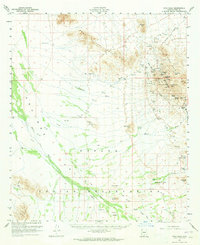 Download a high-resolution, GPS-compatible USGS topo map for Vaca Hills, AZ (1965 edition)