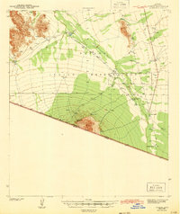 preview thumbnail of historical topo map of Pima County, AZ in 1943