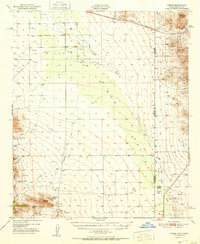 preview thumbnail of historical topo map of Cochise County, AZ in 1951