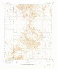 Download a high-resolution, GPS-compatible USGS topo map for Vekol Mountains, AZ (1973 edition)
