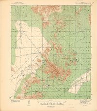 preview thumbnail of historical topo map of Pinal County, AZ in 1941