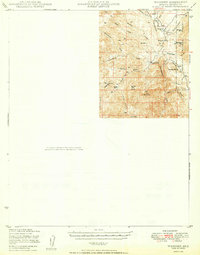Download a high-resolution, GPS-compatible USGS topo map for Wagoner, AZ (1950 edition)