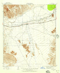 1926 Map of Wellton, AZ, 1958 Print