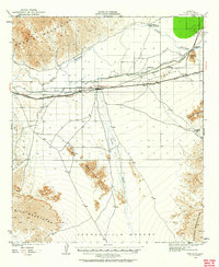 1926 Map of Wellton, AZ, 1961 Print