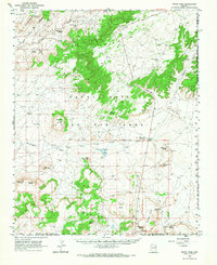 preview thumbnail of historical topo map of Navajo County, AZ in 1966