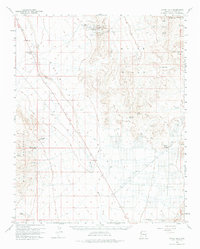 Download a high-resolution, GPS-compatible USGS topo map for White Hills, AZ (1980 edition)