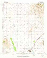 Download a high-resolution, GPS-compatible USGS topo map for Willcox, AZ (1962 edition)