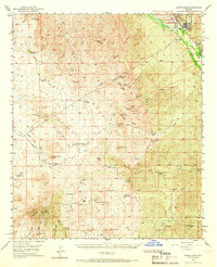 1949 Map of Winkelman, AZ, 1966 Print