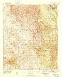 preview thumbnail of historical topo map of Winkelman, AZ in 1951