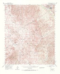 1949 Map of Winkelman, AZ, 1966 Print