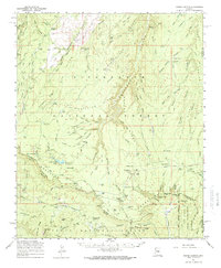 preview thumbnail of historical topo map of Coconino County, AZ in 1961