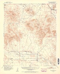 Download a high-resolution, GPS-compatible USGS topo map for Woolsey Peak, AZ (1952 edition)