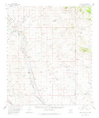 Download a high-resolution, GPS-compatible USGS topo map for York Valley, AZ (1982 edition)