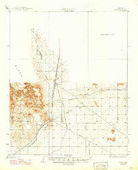 Download a high-resolution, GPS-compatible USGS topo map for Yucca, AZ (1947 edition)