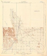 Download a high-resolution, GPS-compatible USGS topo map for Yucca, AZ (1929 edition)
