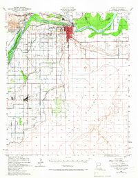 Download a high-resolution, GPS-compatible USGS topo map for Yuma, AZ (1966 edition)