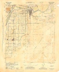 preview thumbnail of historical topo map of Yuma, AZ in 1945