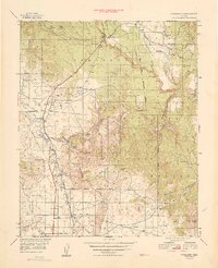 Download a high-resolution, GPS-compatible USGS topo map for Paulden, AZ (1949 edition)