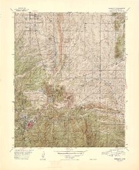 Download a high-resolution, GPS-compatible USGS topo map for Prescott, AZ (1948 edition)