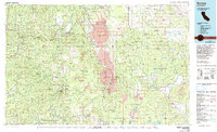 Download a high-resolution, GPS-compatible USGS topo map for Burney, CA (1992 edition)