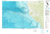 preview thumbnail of historical topo map of Humboldt County, CA in 1989