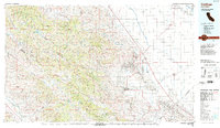 preview thumbnail of historical topo map of Coalinga, CA in 1987