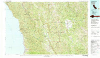Download a high-resolution, GPS-compatible USGS topo map for Covelo, CA (1981 edition)