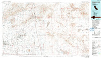 preview thumbnail of historical topo map of San Bernardino County, CA in 1976