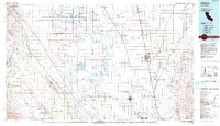 Download a high-resolution, GPS-compatible USGS topo map for Delano, CA (1993 edition)