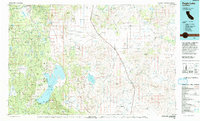 preview thumbnail of historical topo map of Lassen County, CA in 1992