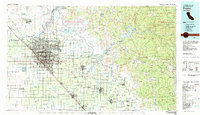 preview thumbnail of historical topo map of Fresno, CA in 1982