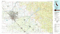 preview thumbnail of historical topo map of Fresno, CA in 1982