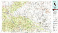 preview thumbnail of historical topo map of Lancaster, CA in 1981