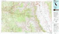 preview thumbnail of historical topo map of Inyo County, CA in 1978