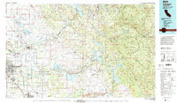Download a high-resolution, GPS-compatible USGS topo map for Oakdale, CA (1995 edition)