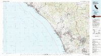 preview thumbnail of historical topo map of Oceanside, CA in 1982