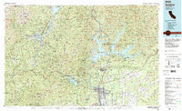 Download a high-resolution, GPS-compatible USGS topo map for Redding, CA (1984 edition)