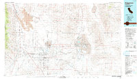 Download a high-resolution, GPS-compatible USGS topo map for Ridgecrest, CA (1993 edition)