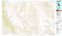 Download a high-resolution, GPS-compatible USGS topo map for Saline Valley, CA (1985 edition)