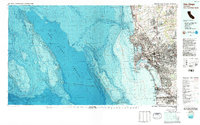 Download a high-resolution, GPS-compatible USGS topo map for San Diego, CA (1988 edition)