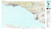 Download a high-resolution, GPS-compatible USGS topo map for Santa Barbara, CA (1992 edition)