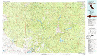 Download a high-resolution, GPS-compatible USGS topo map for Shaver Lake, CA (1991 edition)