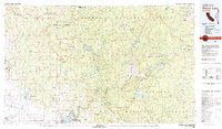 Download a high-resolution, GPS-compatible USGS topo map for Shaver Lake, CA (1980 edition)