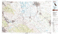 preview thumbnail of historical topo map of Stockton, CA in 1989