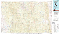 Download a high-resolution, GPS-compatible USGS topo map for Three Rivers, CA (1994 edition)